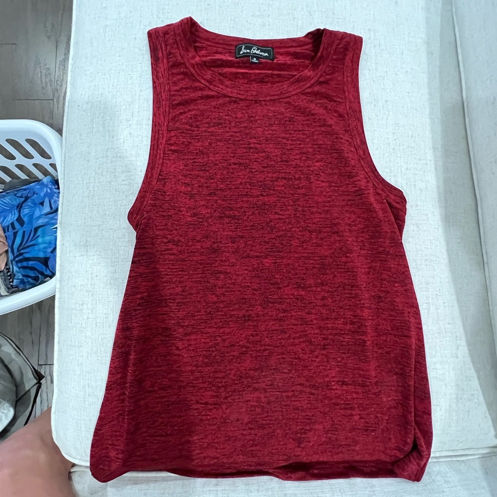 Red tank top